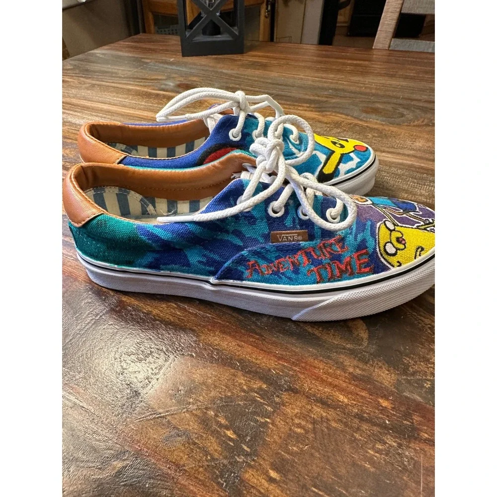RARE Vans Era Custom Anime Pokemon Adventure Time Mens 6.5 or Woman's‎ 7.5